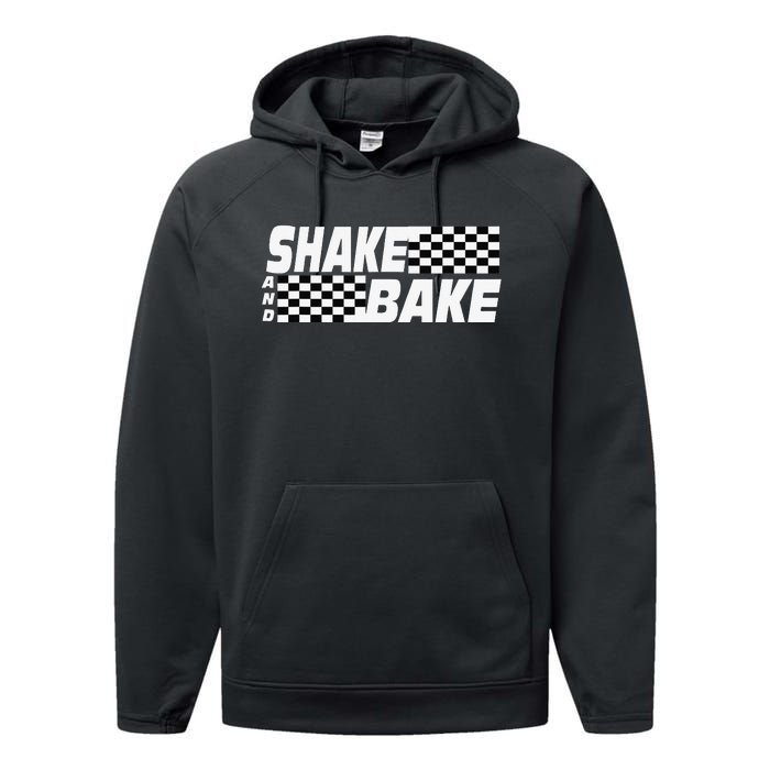 Shake And Bake Funny Family Matching Lover Dad Daughter Son Performance Fleece Hoodie