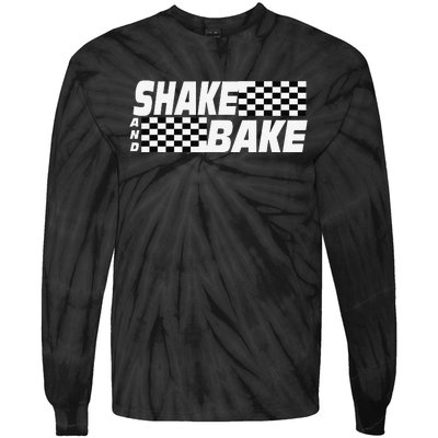 Shake And Bake Funny Family Matching Lover Dad Daughter Son Tie-Dye Long Sleeve Shirt