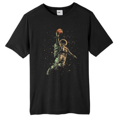 Space Astronaut Basketball Player Funny planet Tall Fusion ChromaSoft Performance T-Shirt