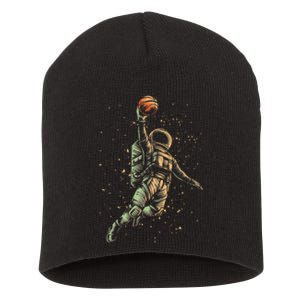 Space Astronaut Basketball Player Funny planet Short Acrylic Beanie