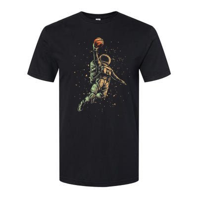 Space Astronaut Basketball Player Funny planet Softstyle® CVC T-Shirt