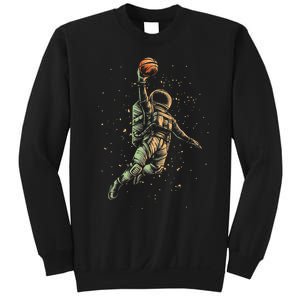 Space Astronaut Basketball Player Funny Sweatshirt