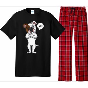 Stubborn American Bulldog Dog Funny Pajama Set