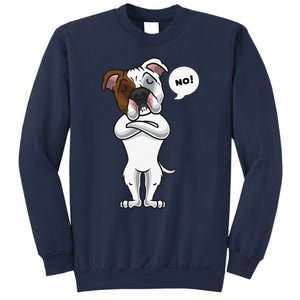 Stubborn American Bulldog Dog Funny Sweatshirt