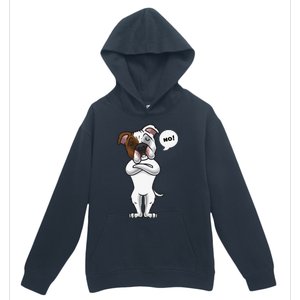 Stubborn American Bulldog Dog Funny Urban Pullover Hoodie