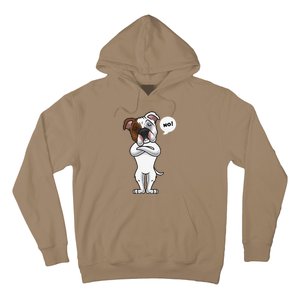 Stubborn American Bulldog Dog Funny Hoodie