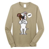 Stubborn American Bulldog Dog Funny Long Sleeve Shirt