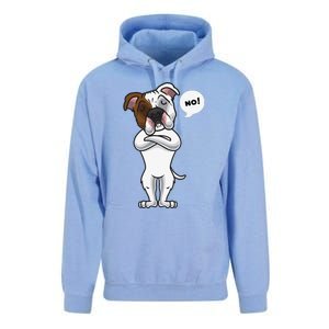 Stubborn American Bulldog Dog Funny Unisex Surf Hoodie