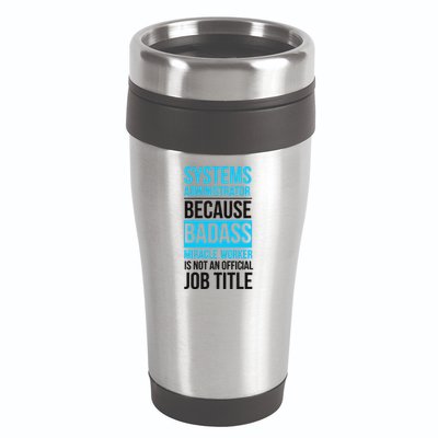 System Administrator 16oz Travel Tumbler