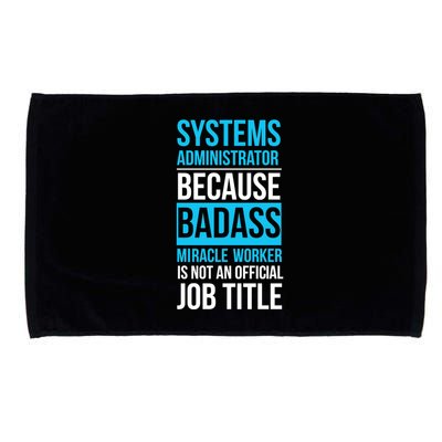 System Administrator Microfiber Hand Towel
