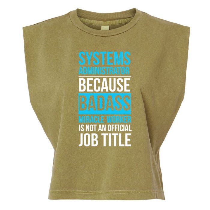System Administrator Garment-Dyed Women's Muscle Tee