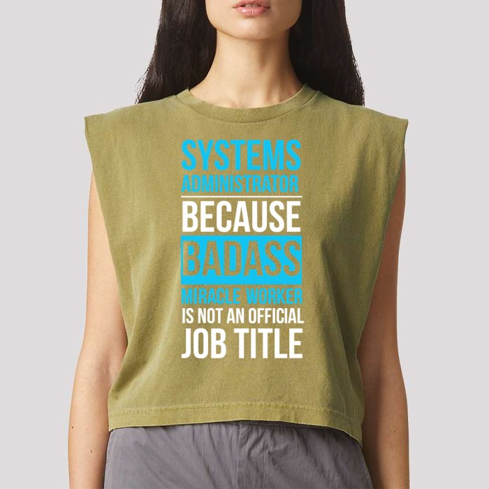 System Administrator Garment-Dyed Women's Muscle Tee