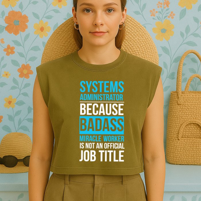 System Administrator Garment-Dyed Women's Muscle Tee