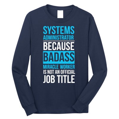 System Administrator Long Sleeve Shirt
