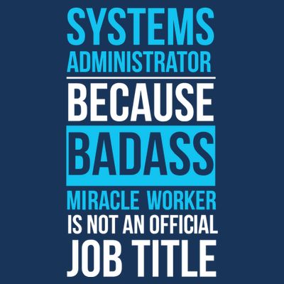 System Administrator T-Shirt