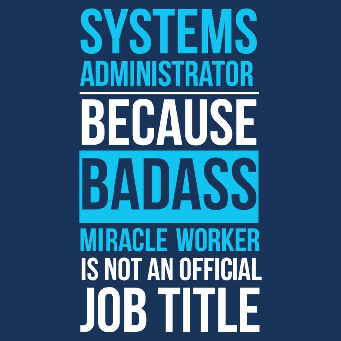 System Administrator Tall T-Shirt