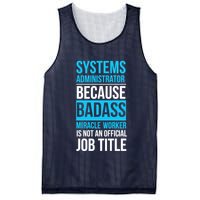 System Administrator Mesh Reversible Basketball Jersey Tank