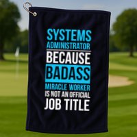 System Administrator Golf Towel