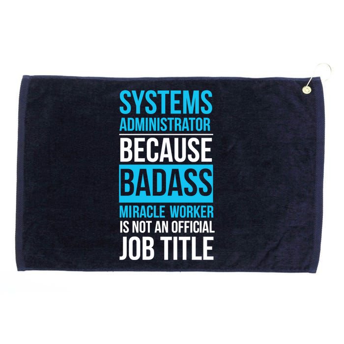System Administrator Grommeted Golf Towel
