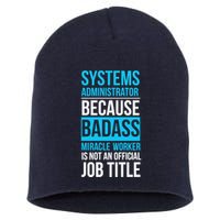 System Administrator Short Acrylic Beanie