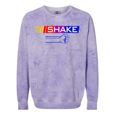 Shake And Bake Funny Couple Matching 4th Of July Bake Colorblast Crewneck Sweatshirt