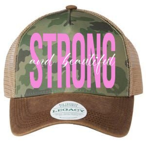 Strong And Beautiful Breast Cancer Awareness Legacy Tie Dye Trucker Hat