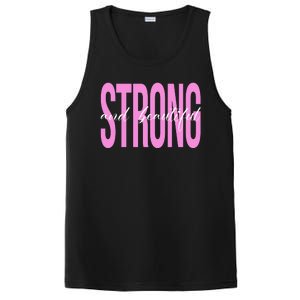 Strong And Beautiful Breast Cancer Awareness PosiCharge Competitor Tank