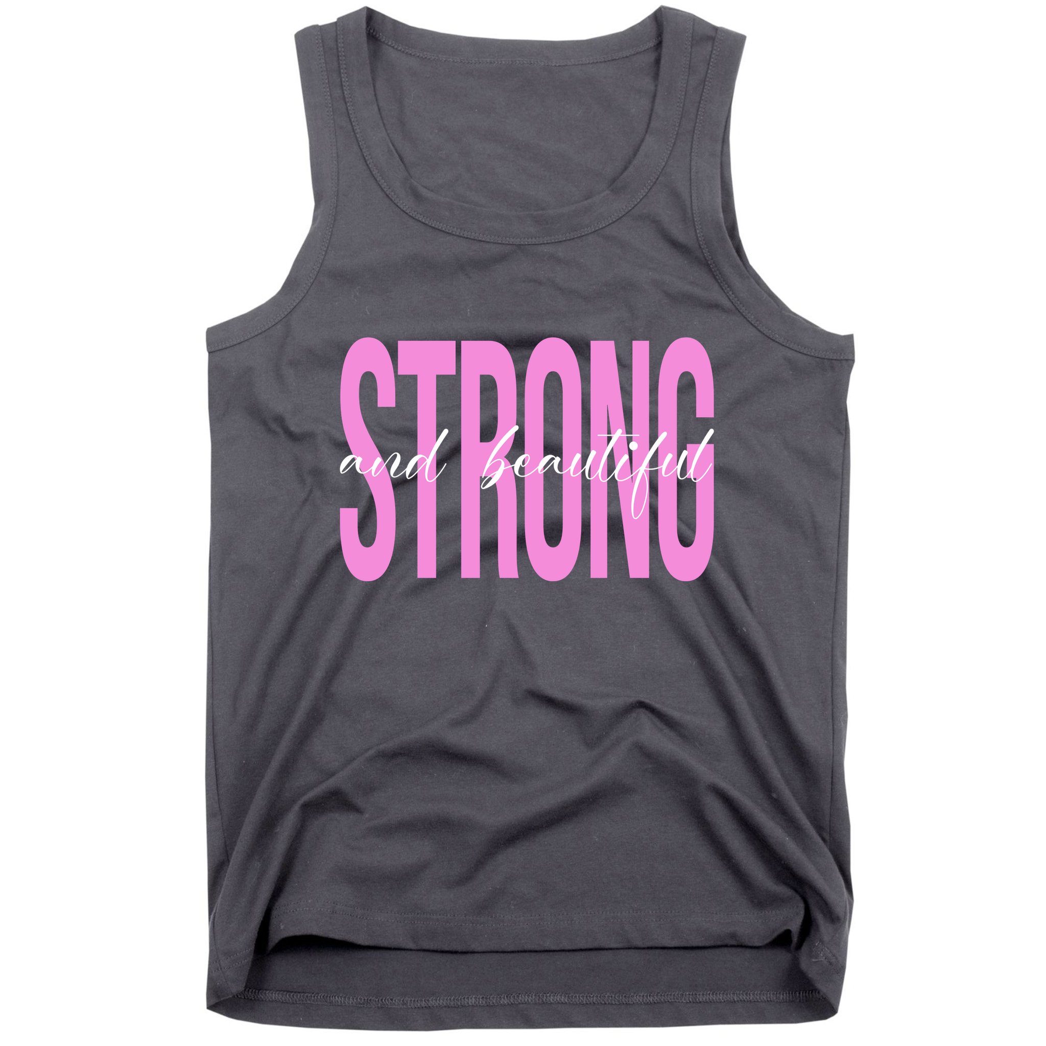Strong And Beautiful Breast Cancer Awareness Tank Top