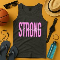 Strong And Beautiful Breast Cancer Awareness Tank Top