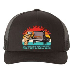 Steak And Bj Day Yupoong Adult 5-Panel Trucker Hat