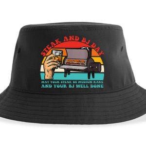 Steak And Bj Day Sustainable Bucket Hat