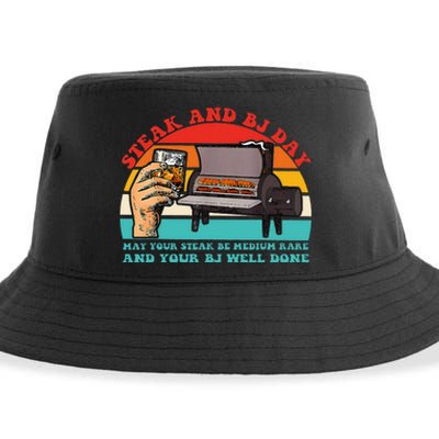 Steak And Bj Day Sustainable Bucket Hat