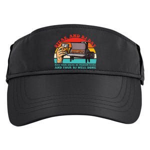 Steak And Bj Day Adult Drive Performance Visor