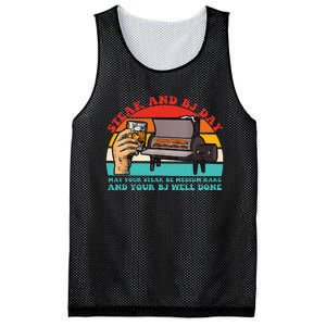 Steak And Bj Day Mesh Reversible Basketball Jersey Tank