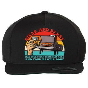 Steak And Bj Day Wool Snapback Cap