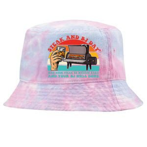 Steak And Bj Day Tie-Dyed Bucket Hat