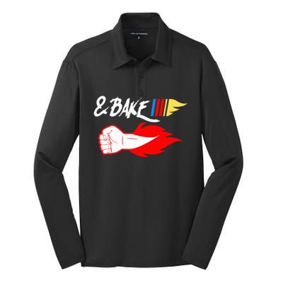 Shake And Bake Bake Silk Touch Performance Long Sleeve Polo