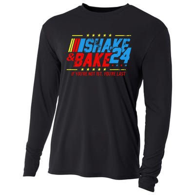 Shake And Bake 24 If Youre Not 1st Youre Last Cooling Performance Long Sleeve Crew