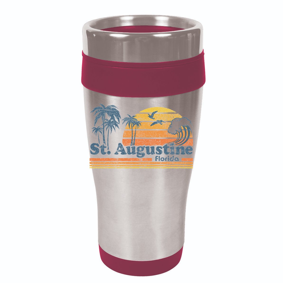 St Augustine Beach Florida Vintage Spring Break 70s Retro Tall Hoodie