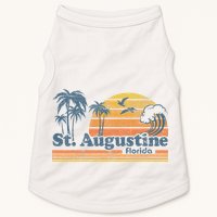 St Augustine Beach Florida Vintage Spring Break 70s Retro Doggie Tank