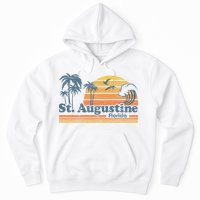 St Augustine Beach Florida Vintage Spring Break 70s Retro Hoodie
