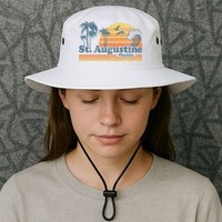 St Augustine Beach Florida Vintage Spring Break 70s Retro Bucket Hat