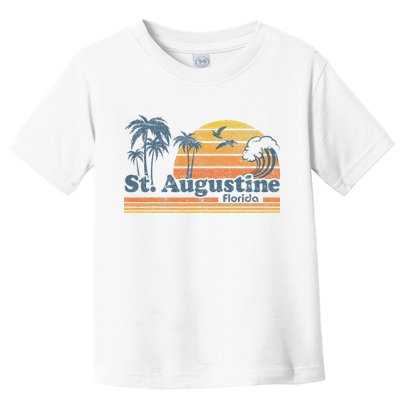 St Augustine Beach Florida Vintage Spring Break 70s Retro Toddler T-Shirt