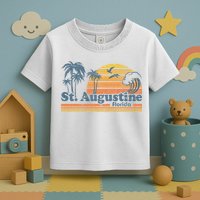 St Augustine Beach Florida Vintage Spring Break 70s Retro Toddler T-Shirt