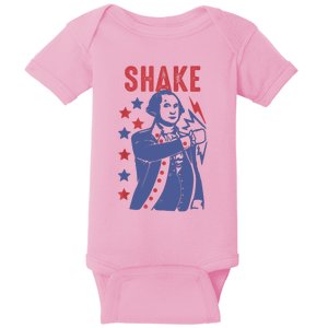 Shake And Bake Funny Couple Matching 4th Of July Shake Baby Bodysuit