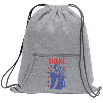 Shake And Bake Funny Couple Matching 4th Of July Shake Sweatshirt Cinch Pack Bag