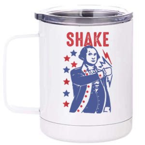 Shake And Bake Funny Couple Matching 4th Of July Shake 12 oz Stainless Steel Tumbler Cup