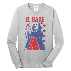 Shake And Bake Funny Couple Matching 4th Of July Bake Tall Long Sleeve T-Shirt