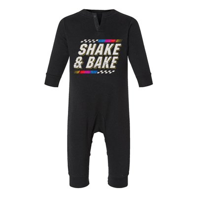 Shake And Bake Funny Racer Infant Fleece One Piece