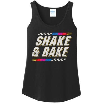 Shake And Bake Funny Racer Ladies Essential Tank